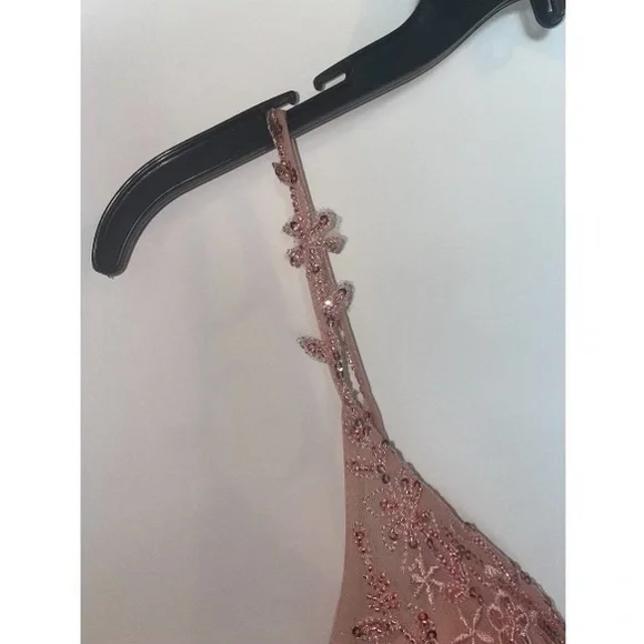 Sequin Sheer-Bodice Deep V-Neck Homecoming Dress - Picture 7 of 7